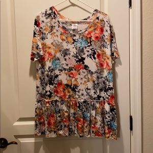 Ruffle Bottom Tshirt